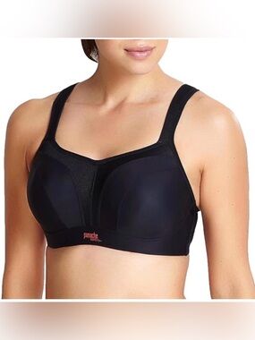 Panache Sports Bra 32DD Black New